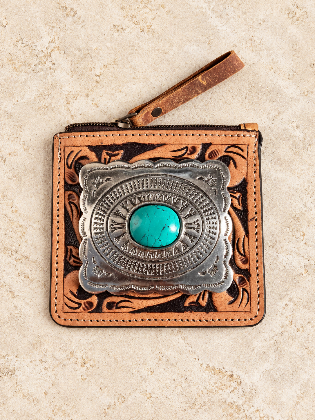 The Concho Cowgirl Tooled Leather Wallet