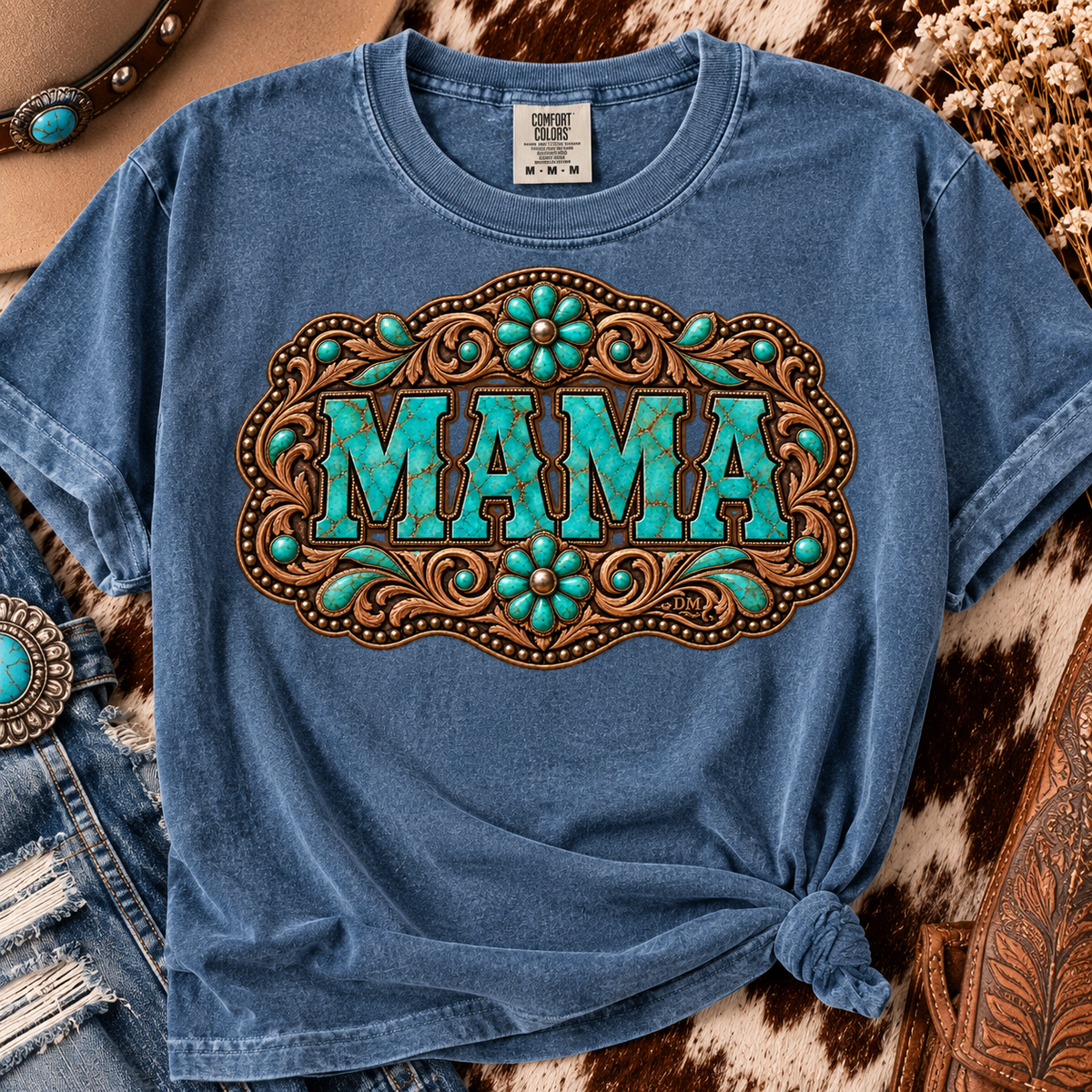 Pick Your MAMA Print Mystery Comfort Colors Tee | Western Graphic Tee Shirt |