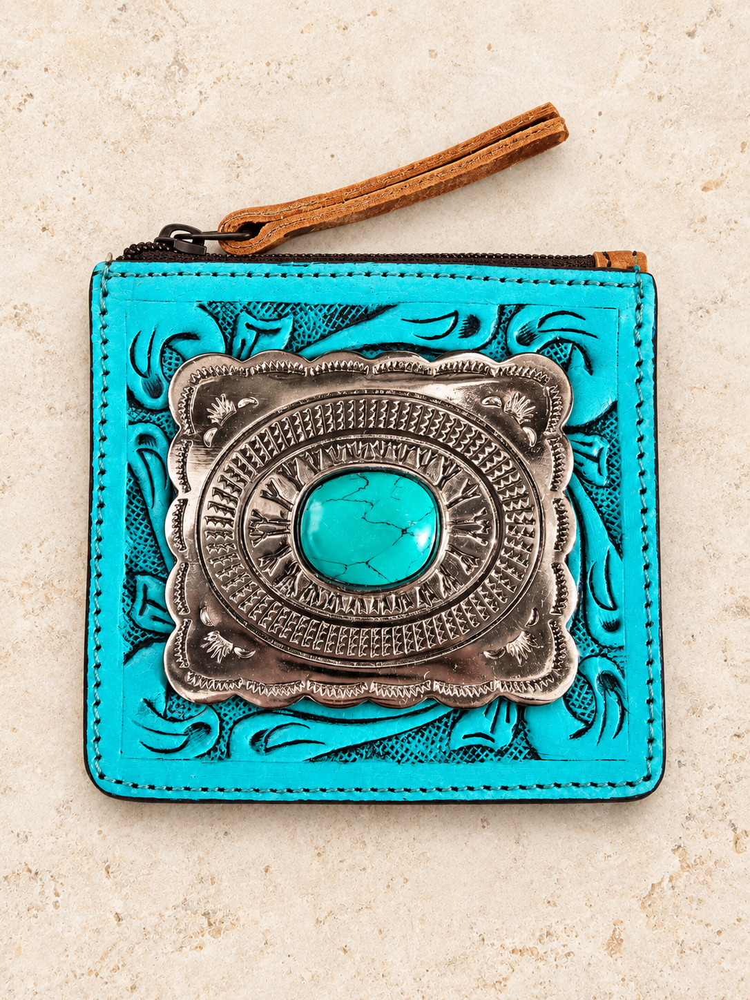 The Concho Cowgirl Tooled Leather Wallet