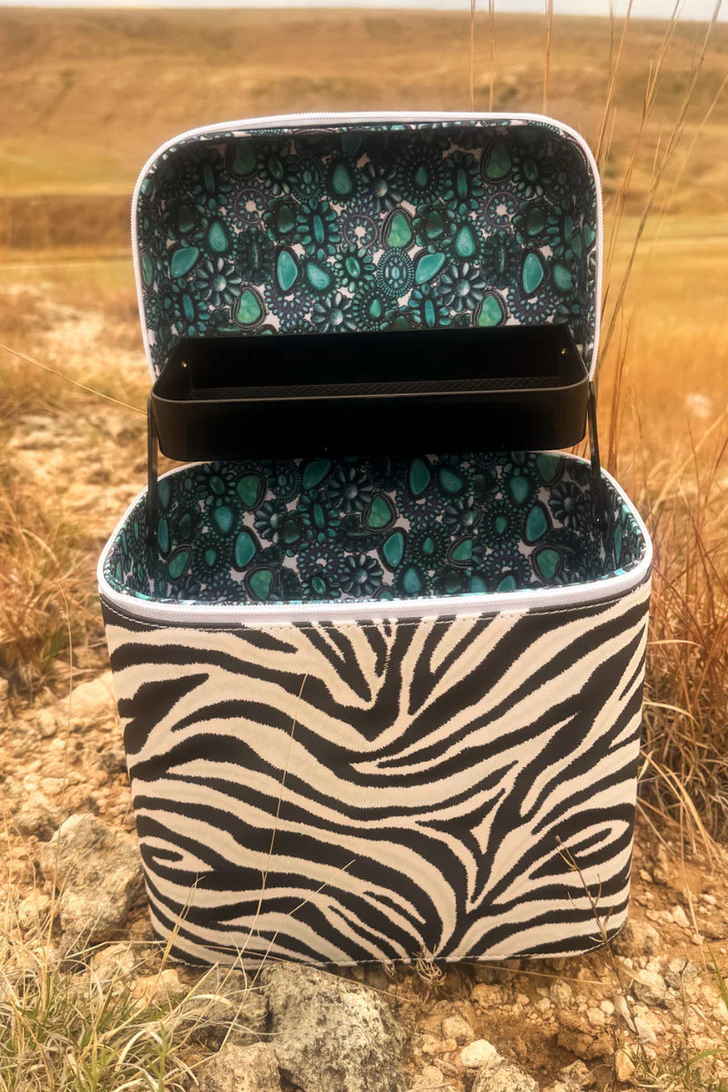 Western Glam Makeup Train Case