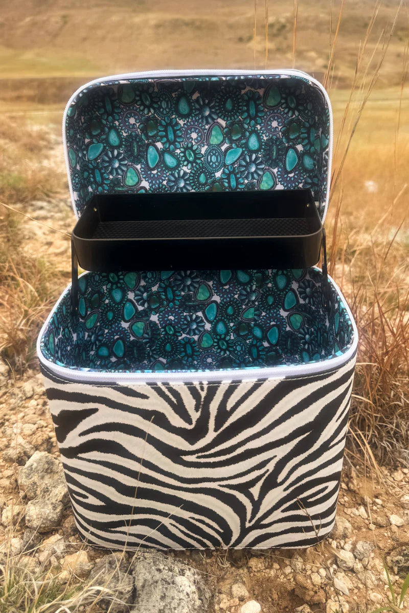 Western Glam Makeup Train Case