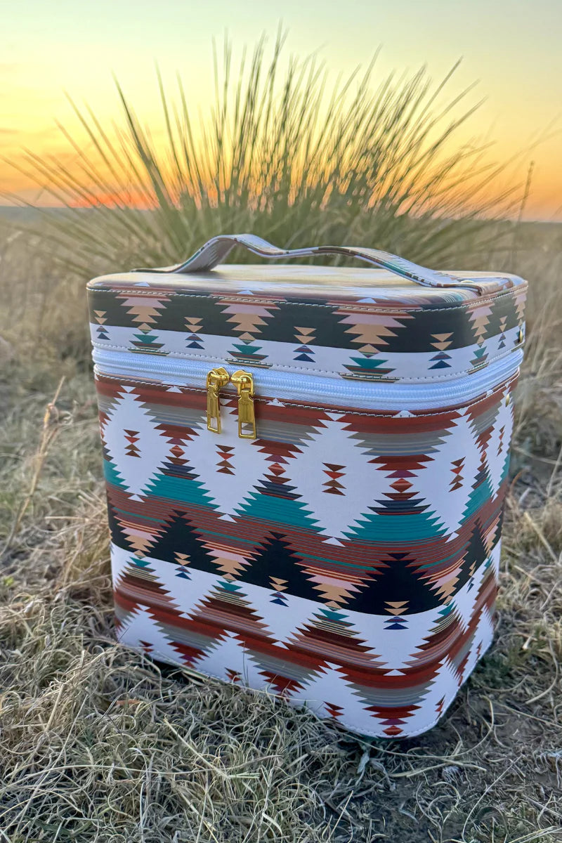 Western Glam Makeup Train Case