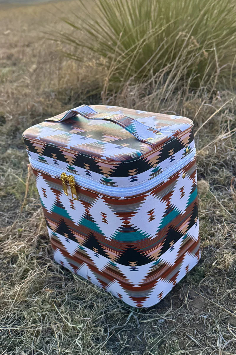 Western Glam Makeup Train Case