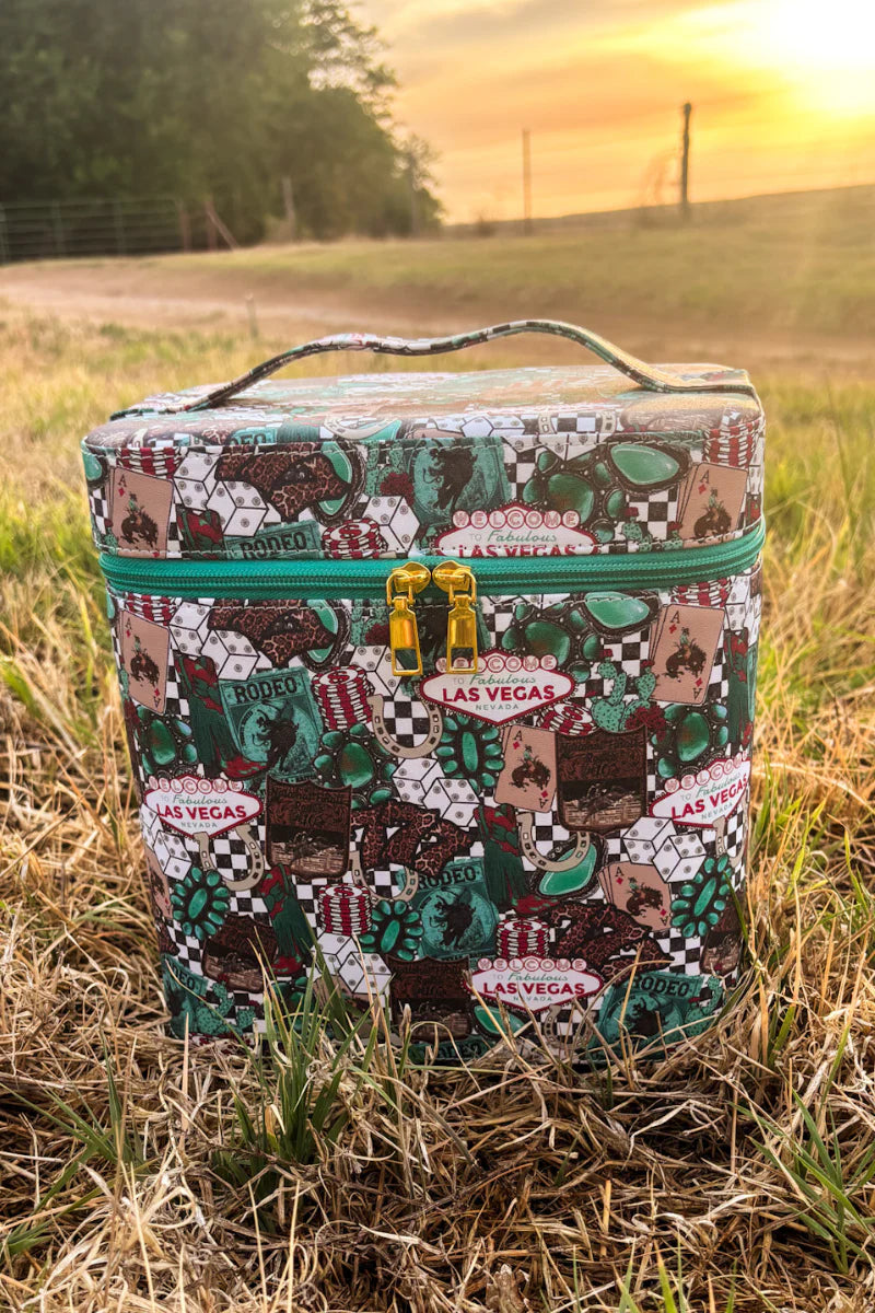 Western Glam Makeup Train Case
