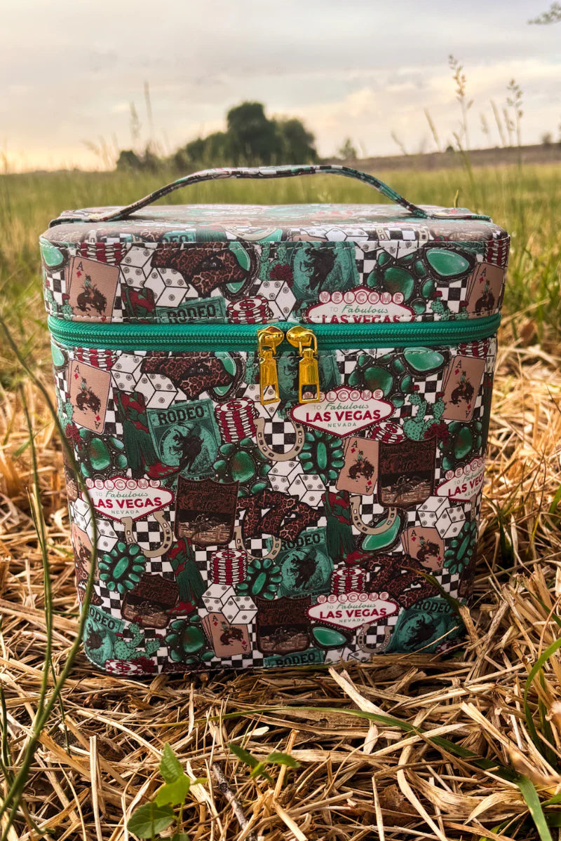 Western Glam Makeup Train Case