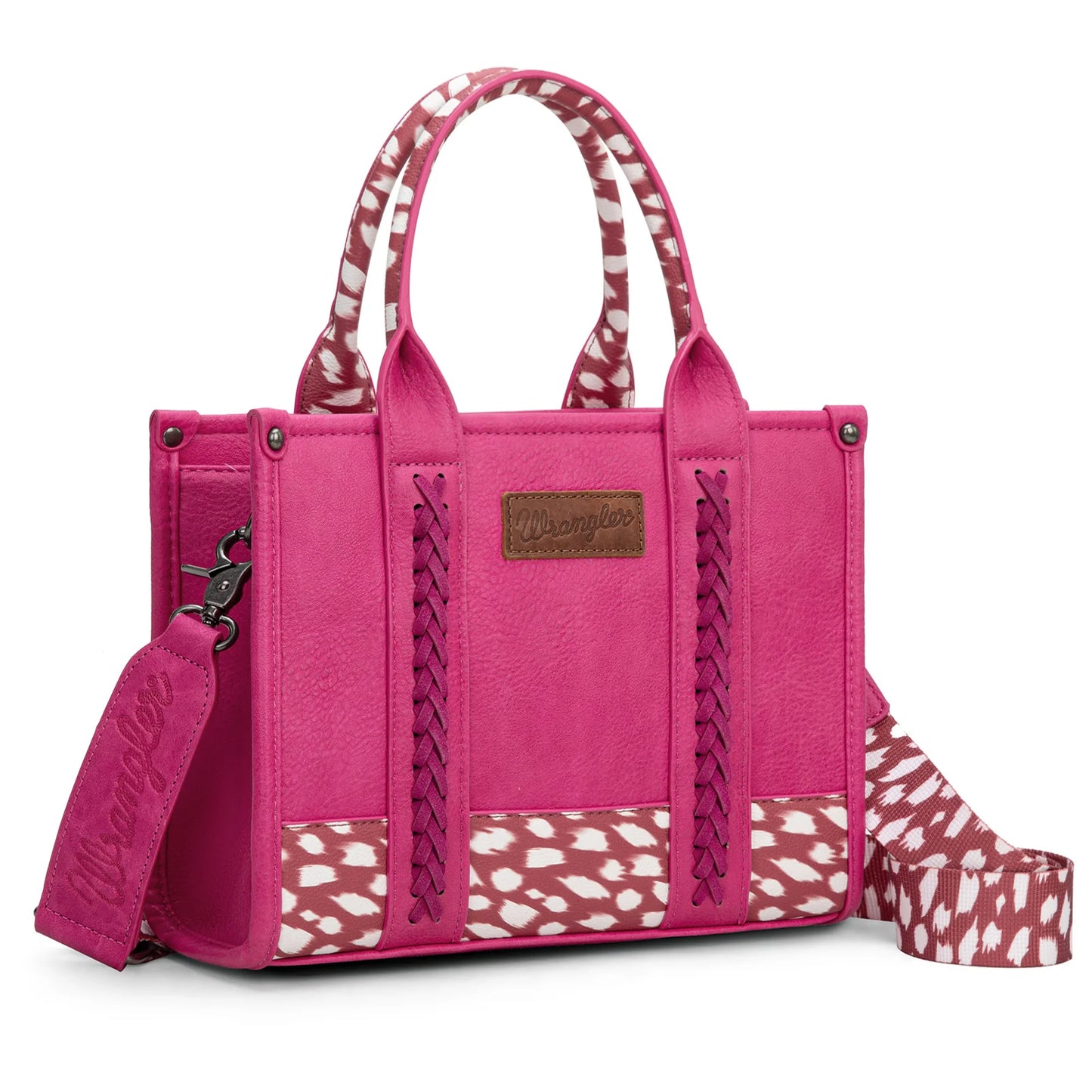 Wrangler Deer Print Concealed Carry Tote Crossbody