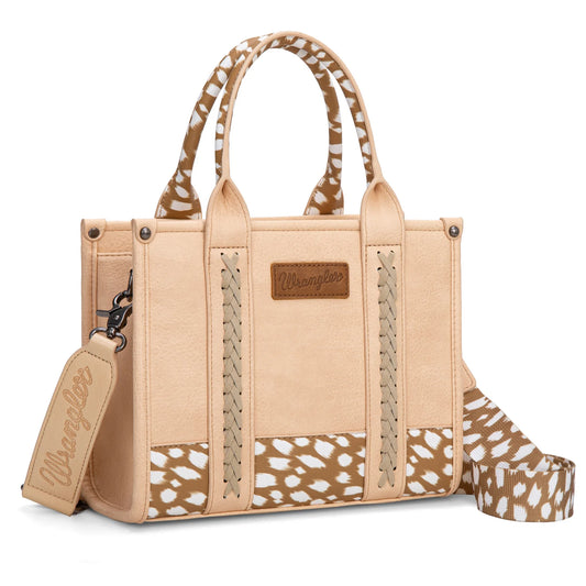 Wrangler Deer Print Concealed Carry Tote Crossbody