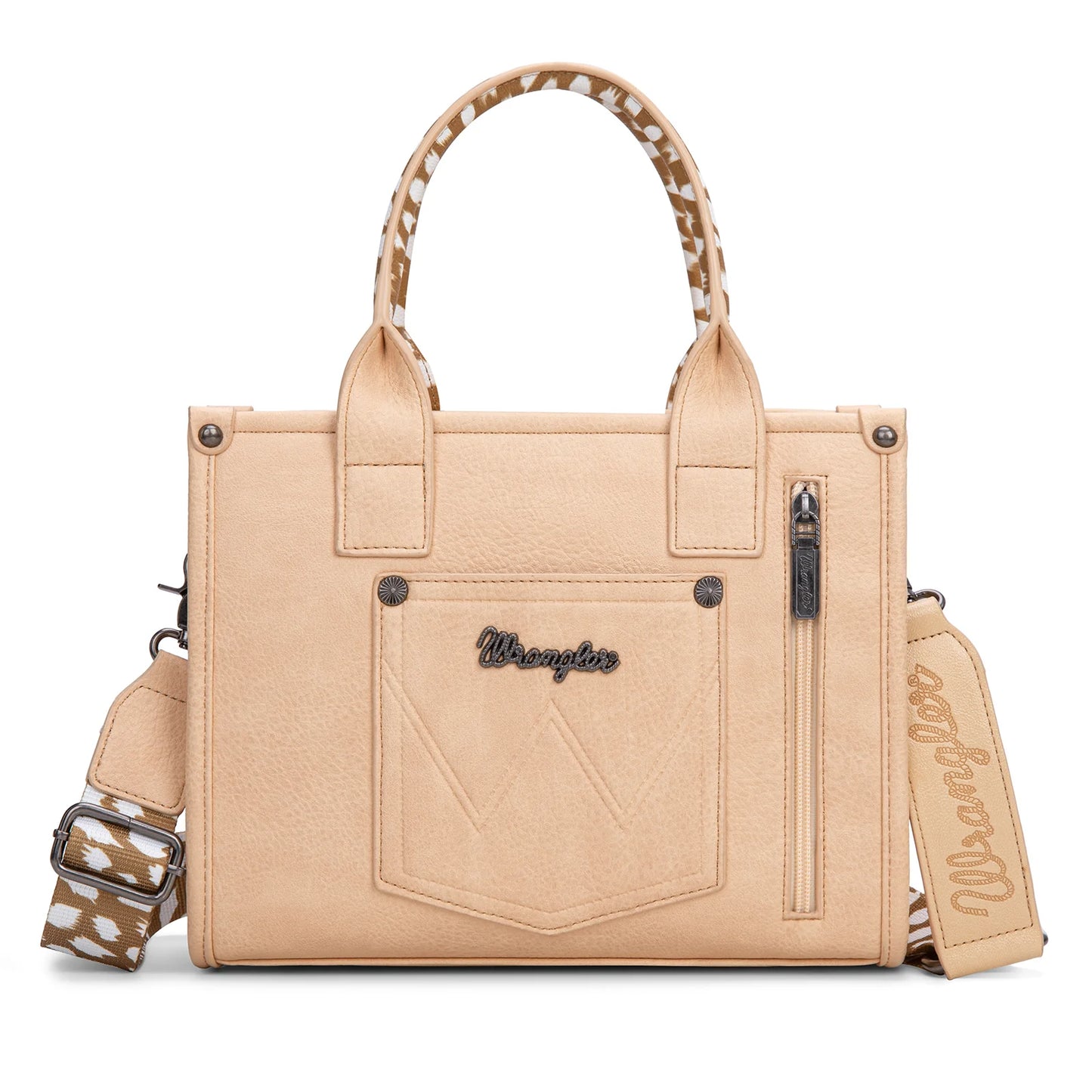 Wrangler Deer Print Concealed Carry Tote Crossbody