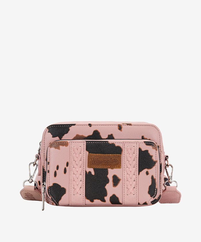 Wrangler Cow Print Crossbody Bag