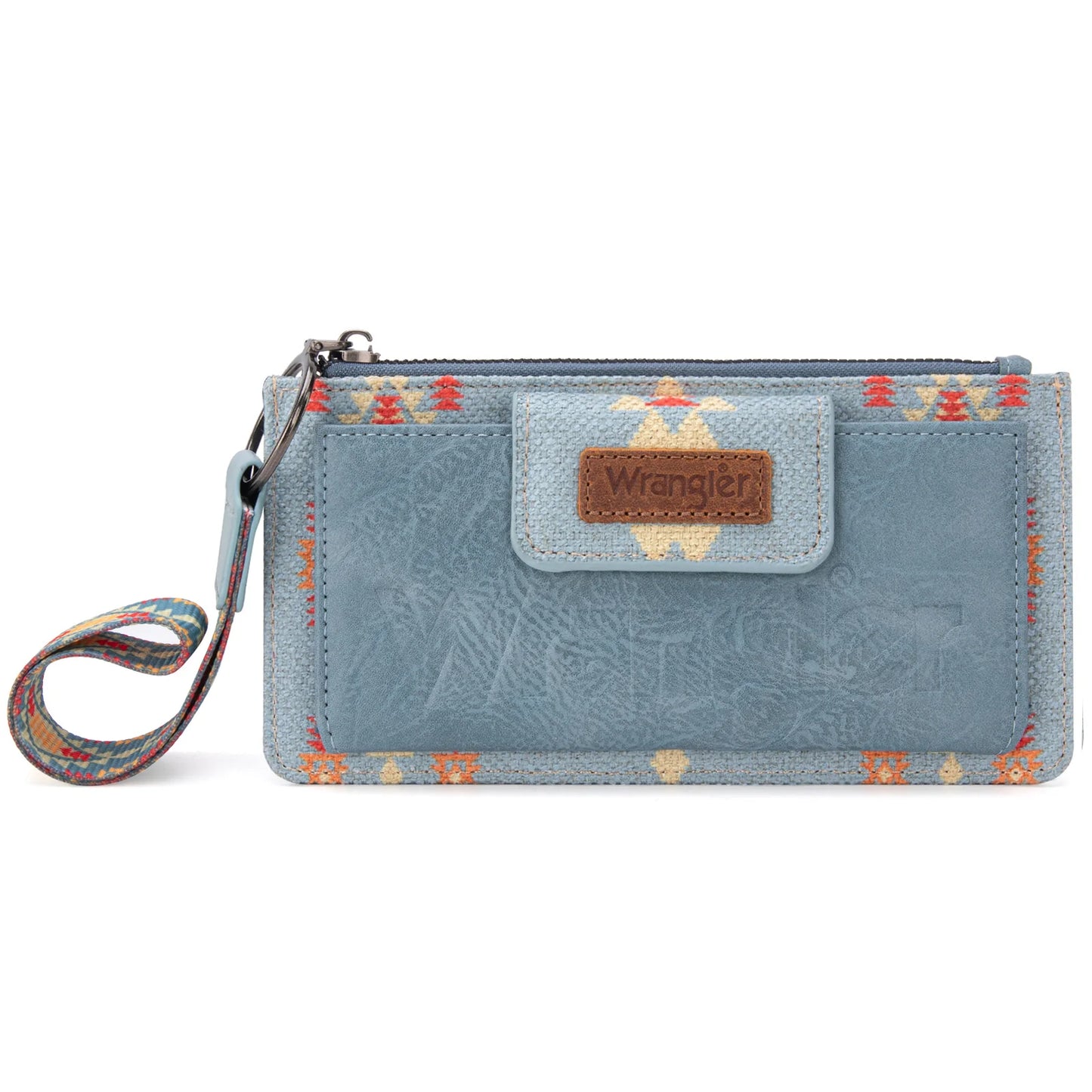 Wrangler Southwestern Print Bi-Fold Wallet Wristlet