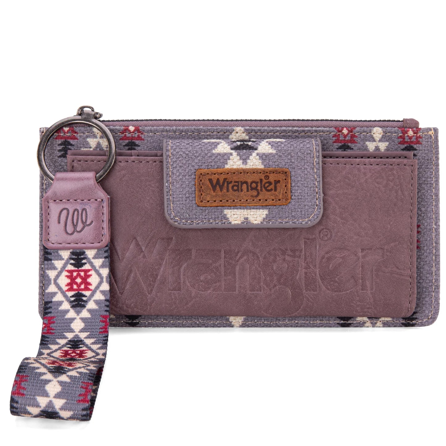 Wrangler Southwestern Print Bi-Fold Wallet Wristlet