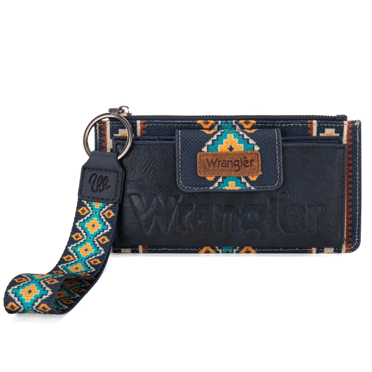 Wrangler Southwestern Print Bi-Fold Wallet Wristlet