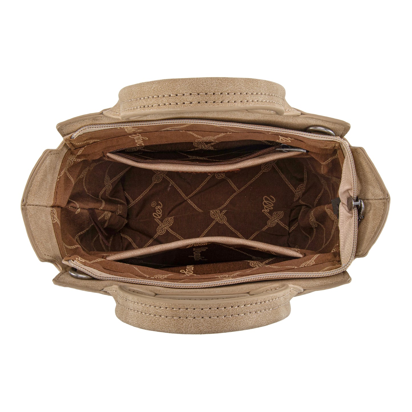 Wrangler Aztec Embroidered Floral Embossed Tote/Crossbody