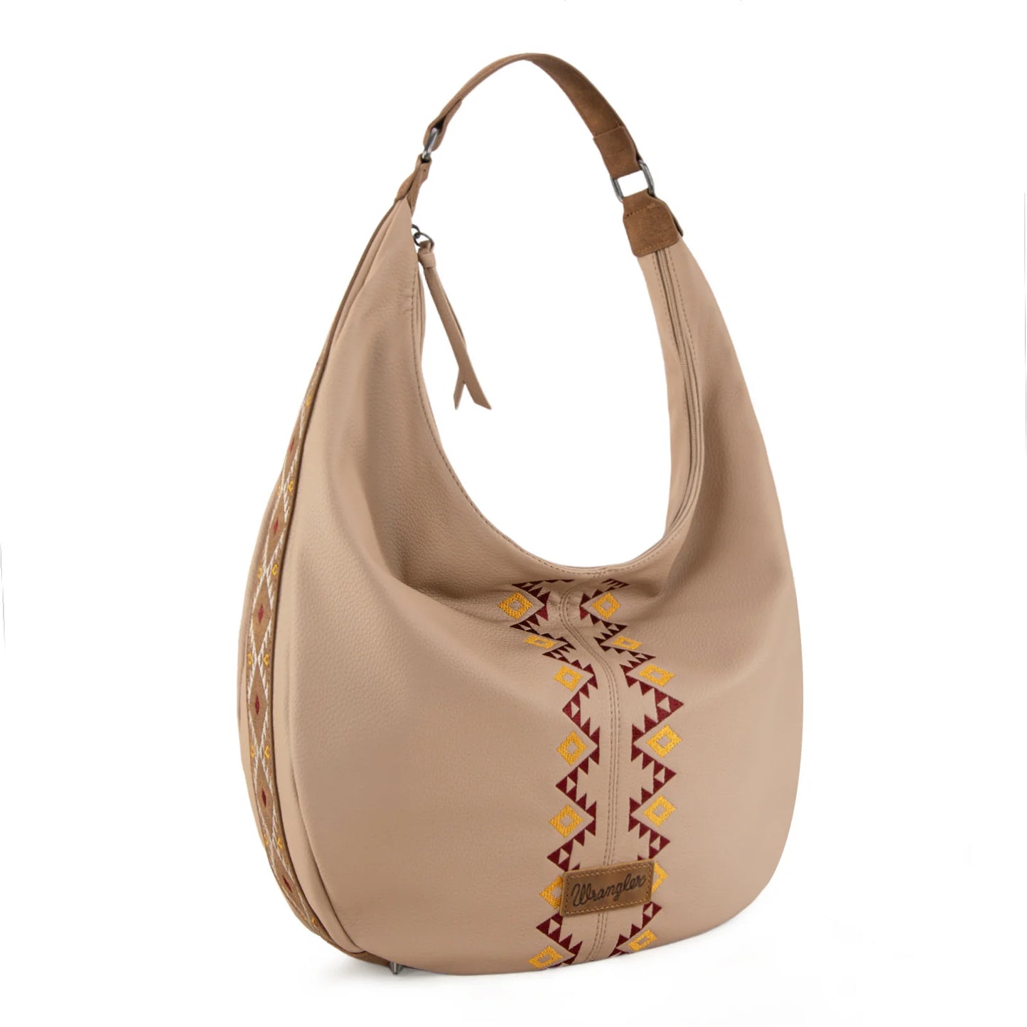 Wrangler Hobo Embroidered Detailed Shoulder Bag