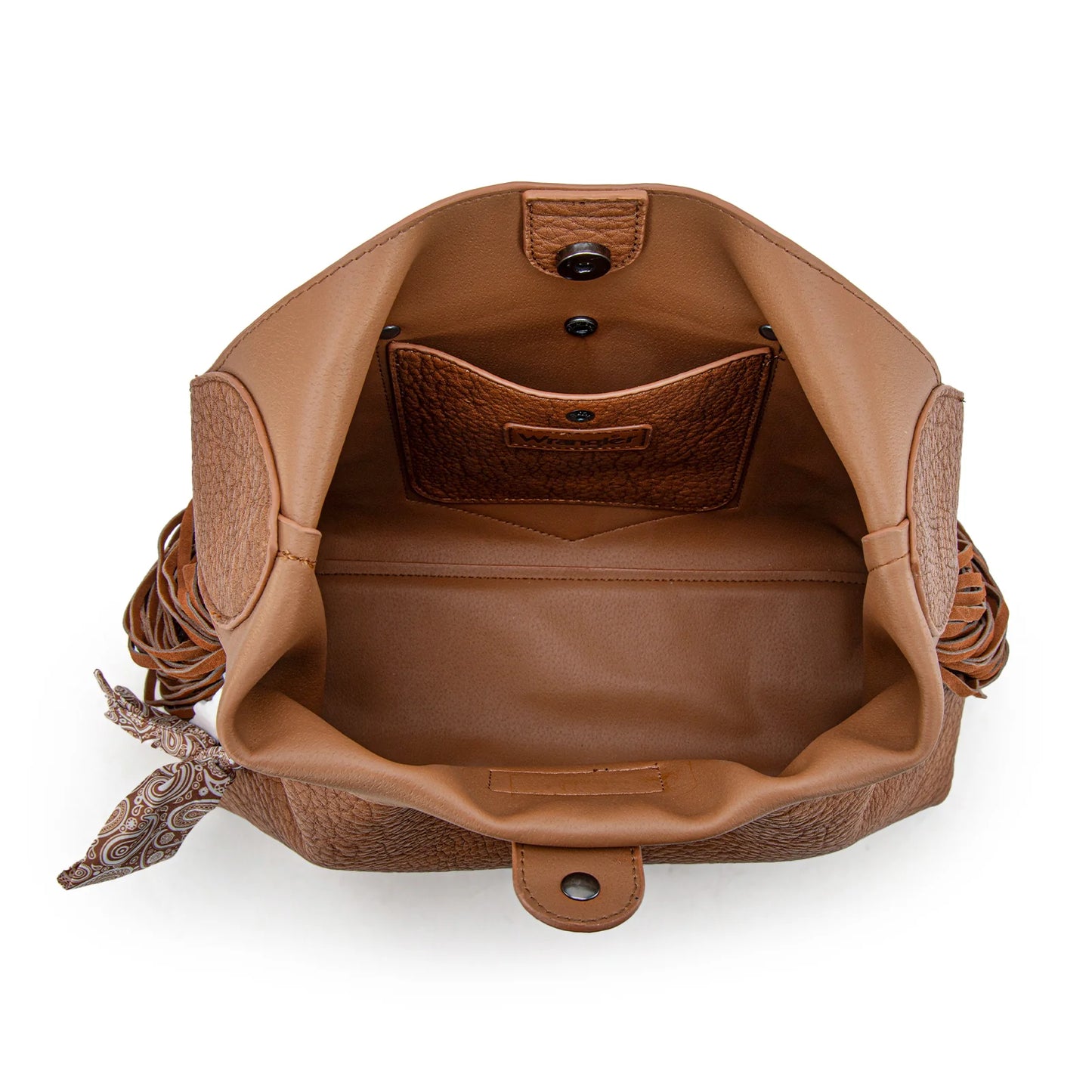 Wrangler Fringe and Floral Hobo Bag