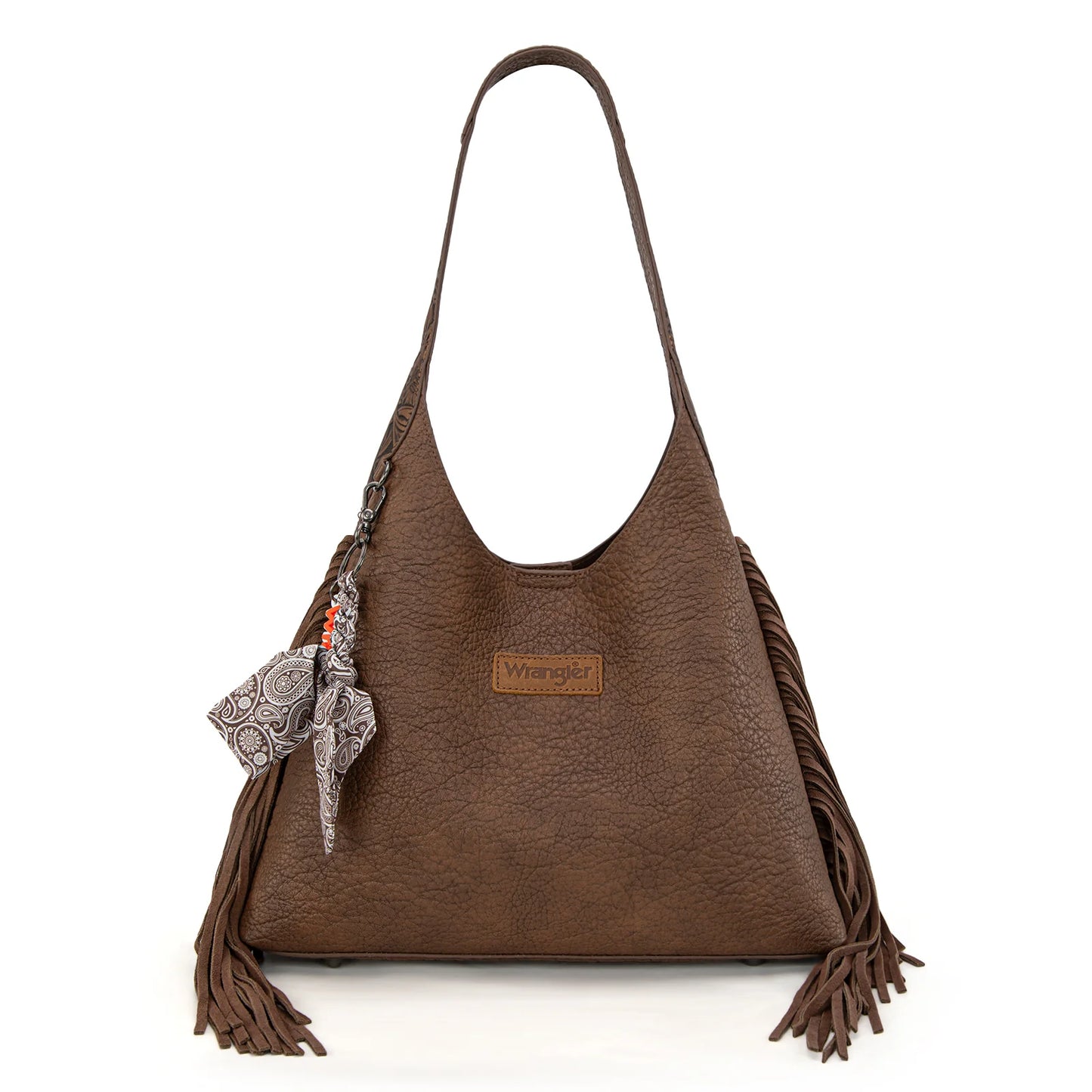 Wrangler Fringe and Floral Hobo Bag