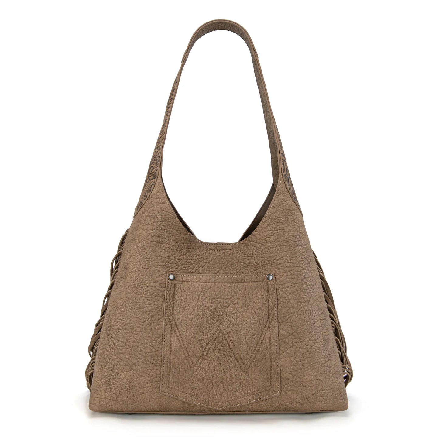 Wrangler Fringe and Floral Hobo Bag