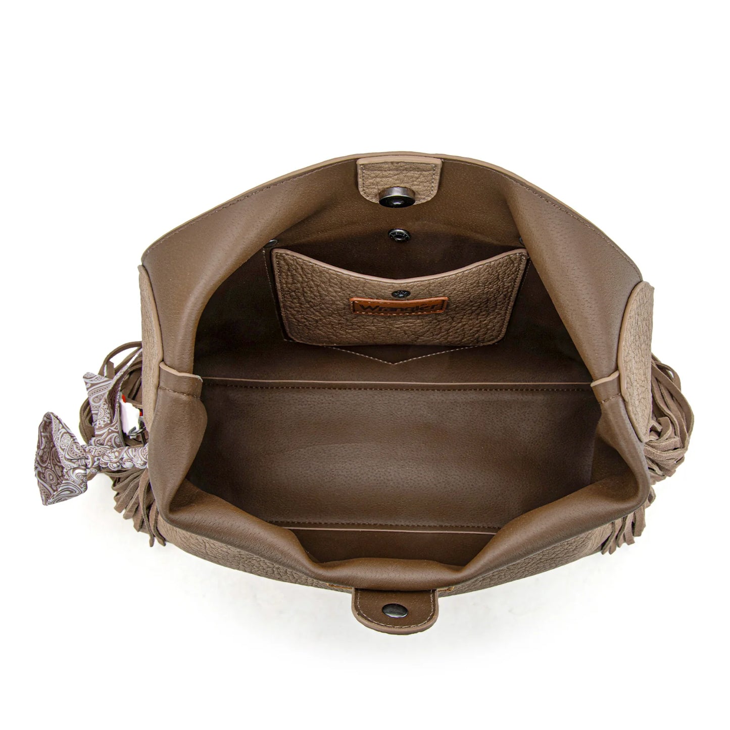 Wrangler Fringe and Floral Hobo Bag