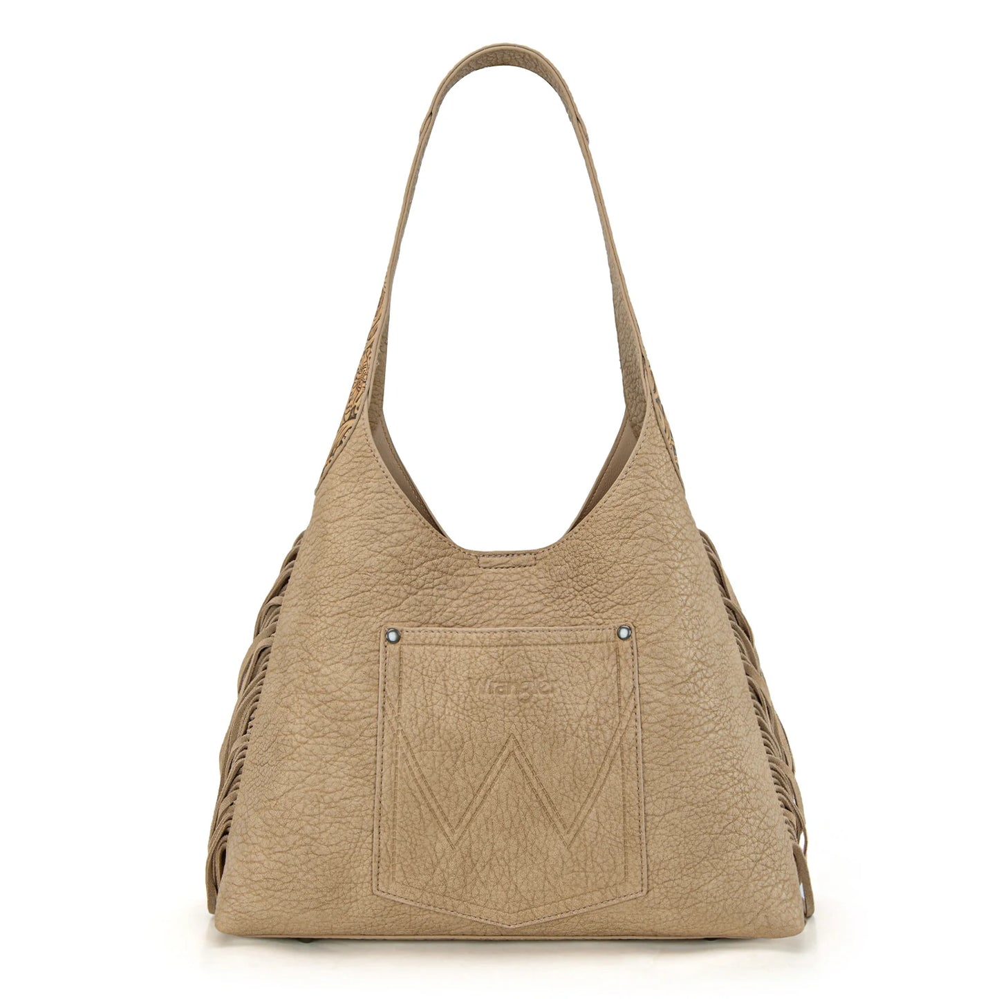 Wrangler Fringe and Floral Hobo Bag