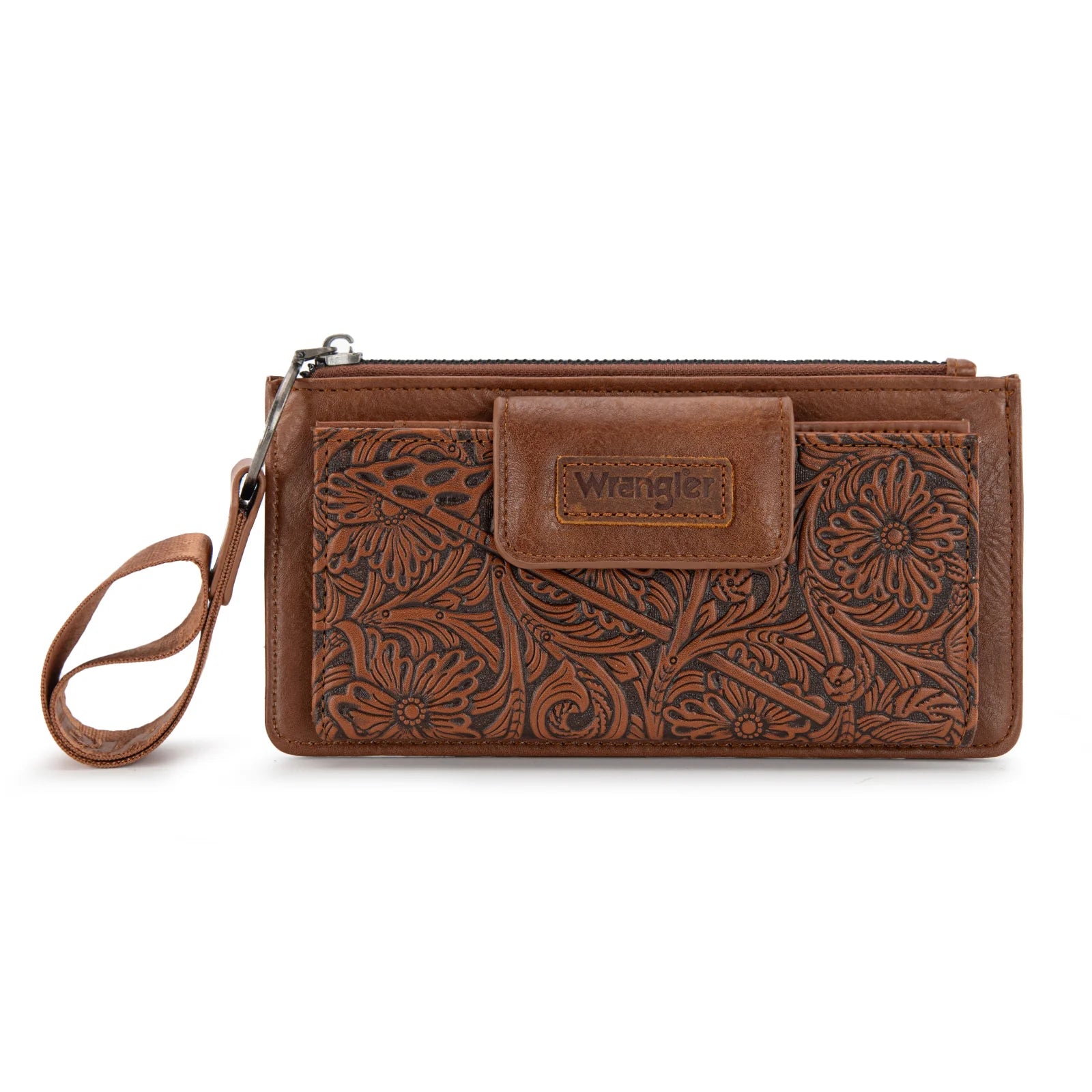 Wrangler Vintage Floral Tooled Card Wallet/Wristlet – Dani Morgans