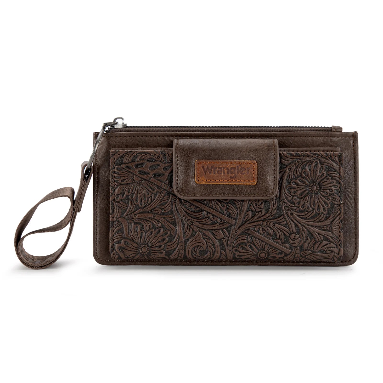 Wrangler Vintage Floral Tooled Card Wallet/Wristlet – Dani Morgans