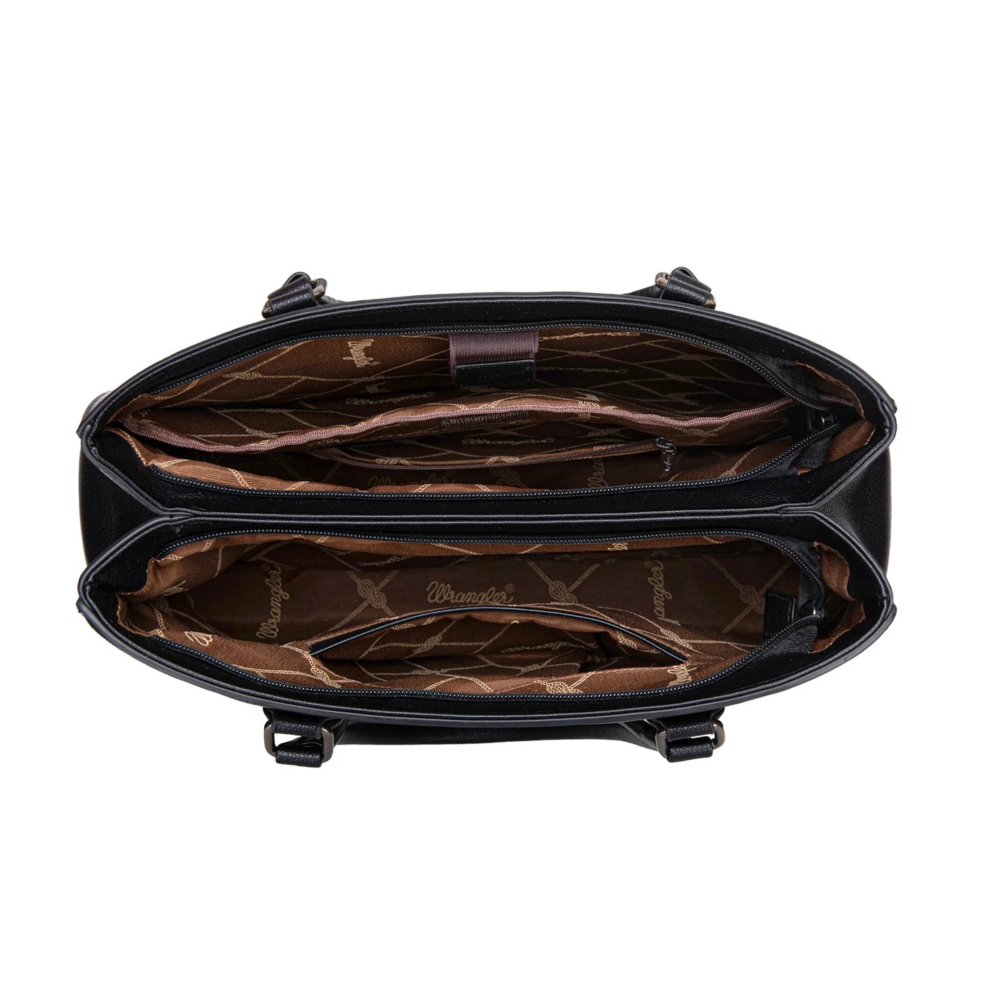 Wrangler Dual-Compartment Carry-All Tote & Crossbody Bag