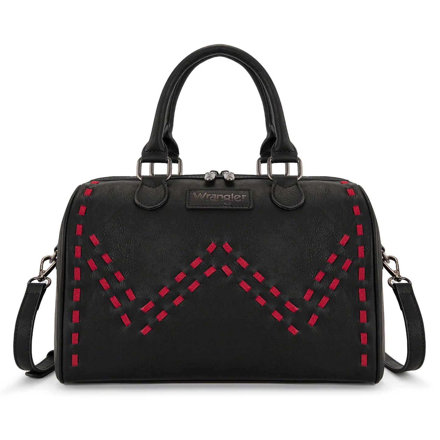 Wrangler Heritage Stitch Barrel Satchel