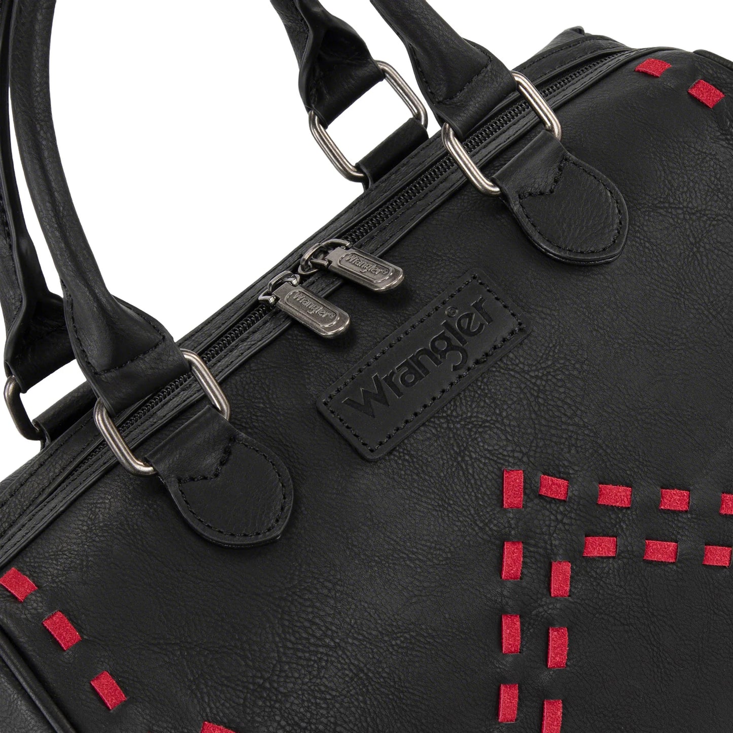 Wrangler Heritage Stitch Barrel Satchel