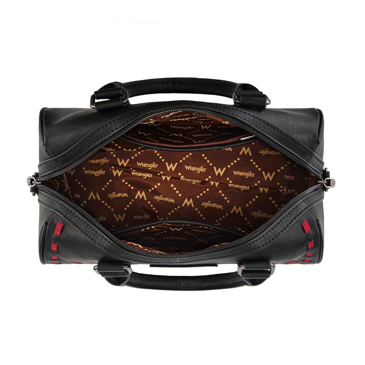 Wrangler Heritage Stitch Barrel Satchel