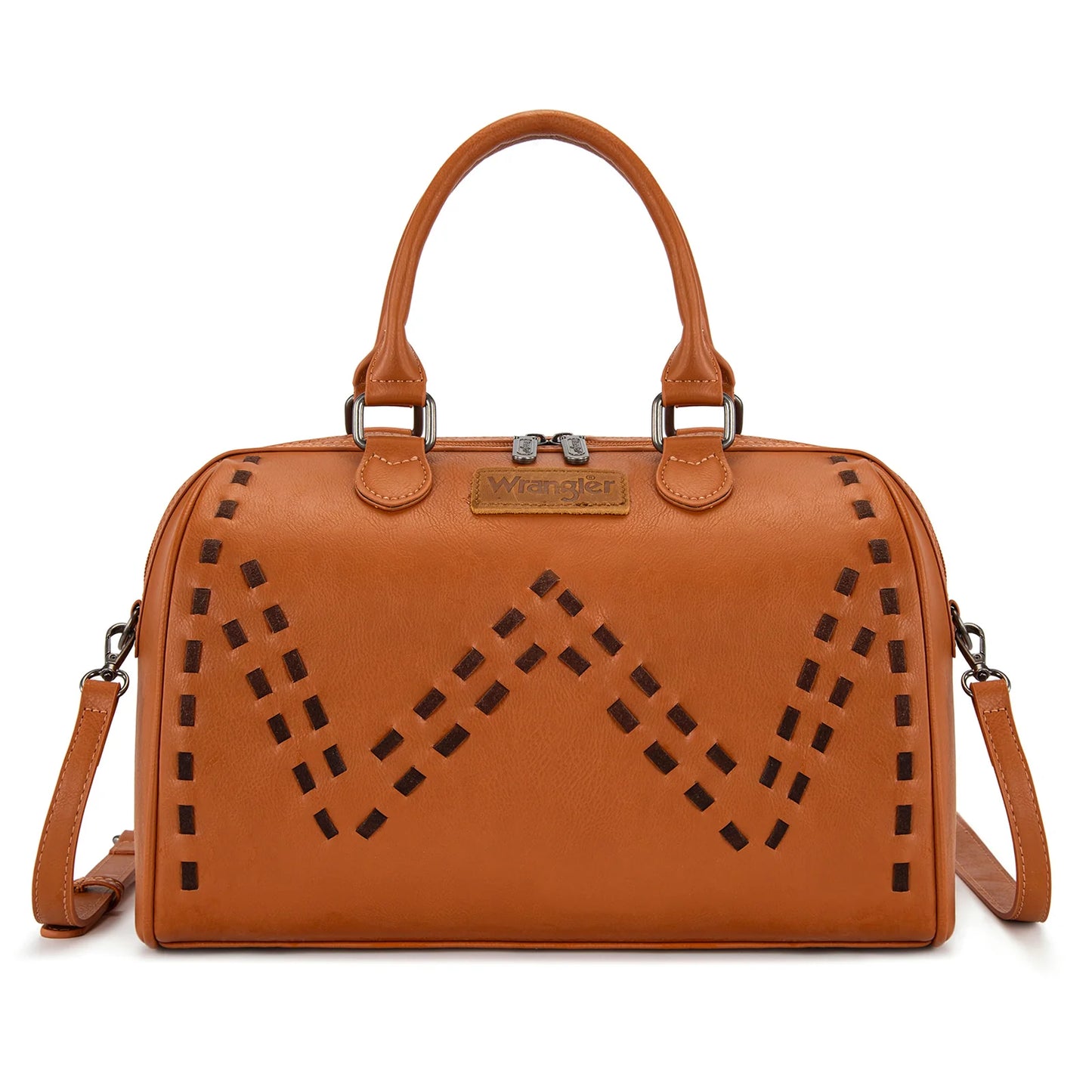 Wrangler Heritage Stitch Barrel Satchel