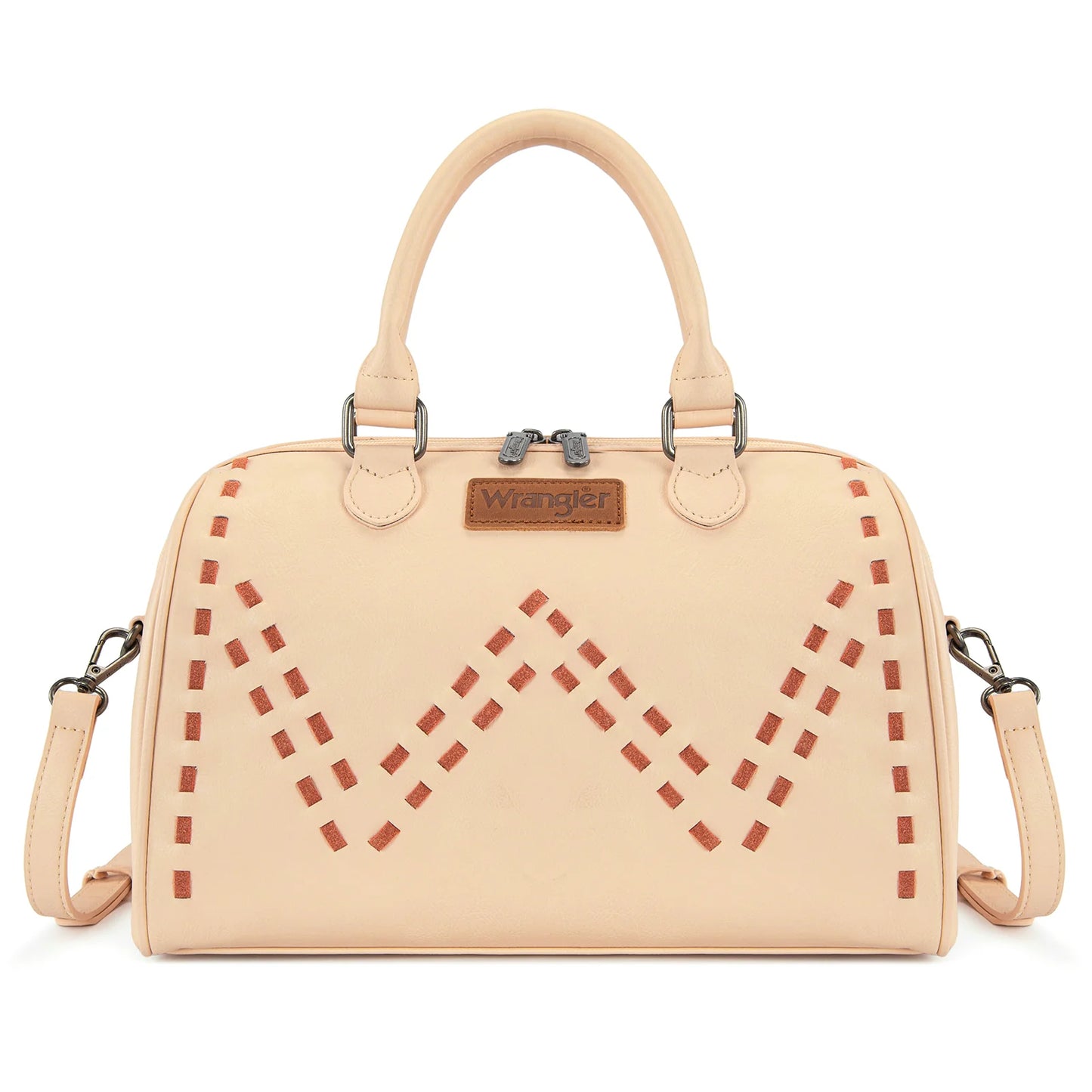 Wrangler Heritage Stitch Barrel Satchel