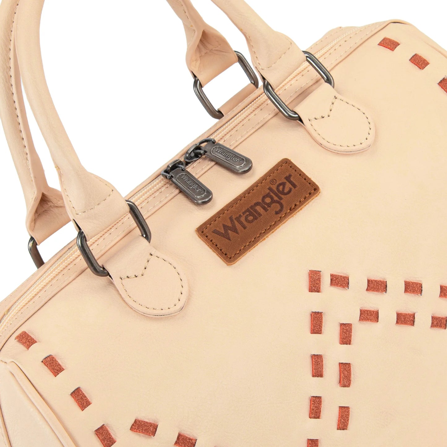 Wrangler Heritage Stitch Barrel Satchel