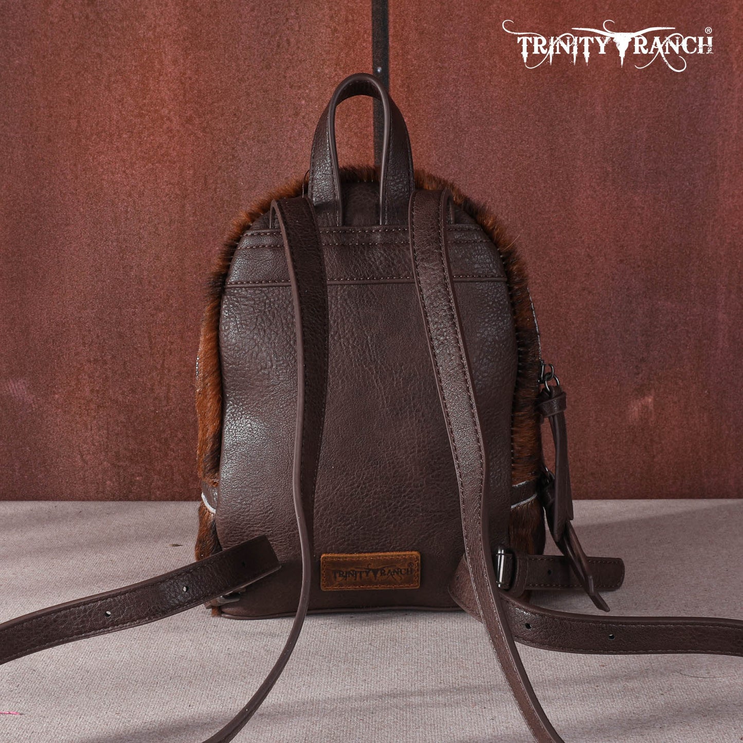 Trinity Ranch Hair-On Cowhide Collection Mini Backpack