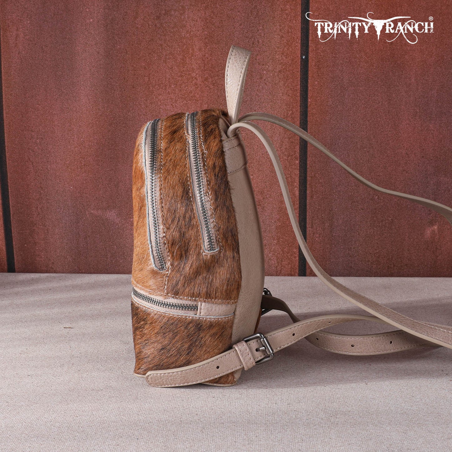 Trinity Ranch Hair-On Cowhide Collection Mini Backpack