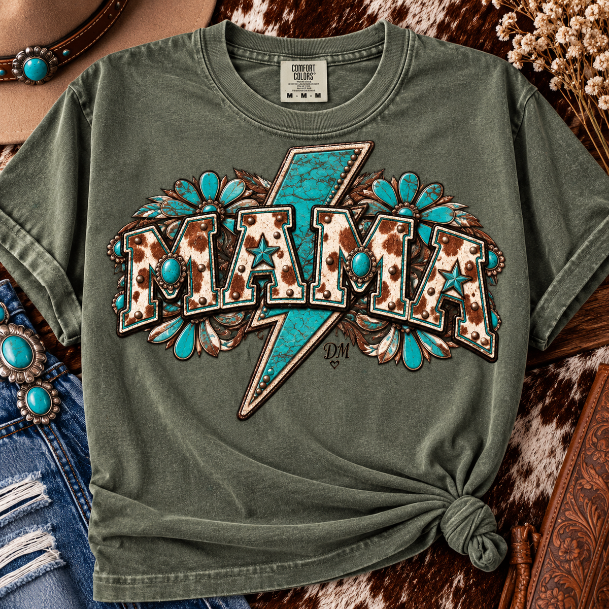 Pick Your MAMA Print Mystery Comfort Colors Tee | Western Graphic Tee Shirt |