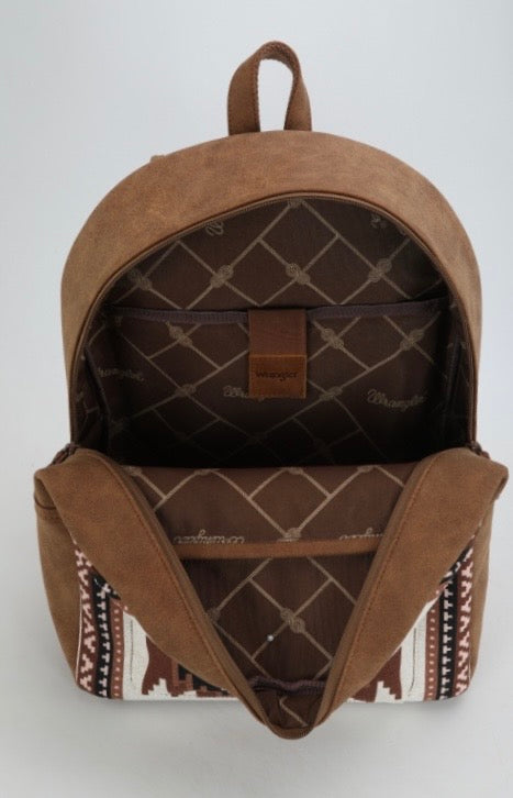 Dani Morgans x Wrangler Western Horizon Collection Canvas Backpack