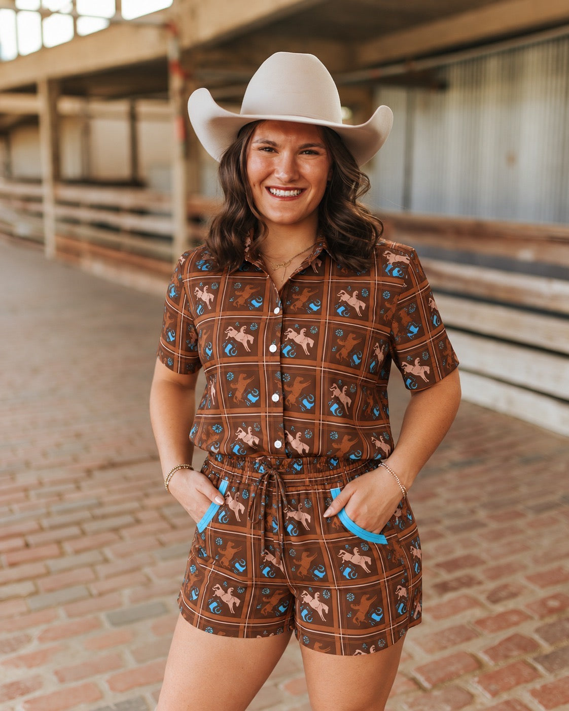 Saddle Up Sweetheart Western Pajama Set
