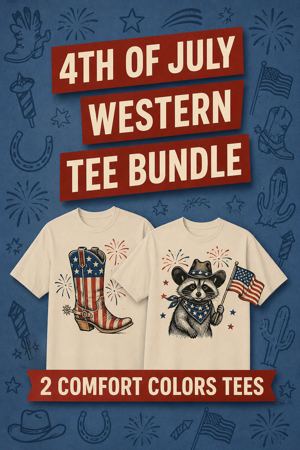 Stars, Stripes & Southern Nights Two Tee Bundle