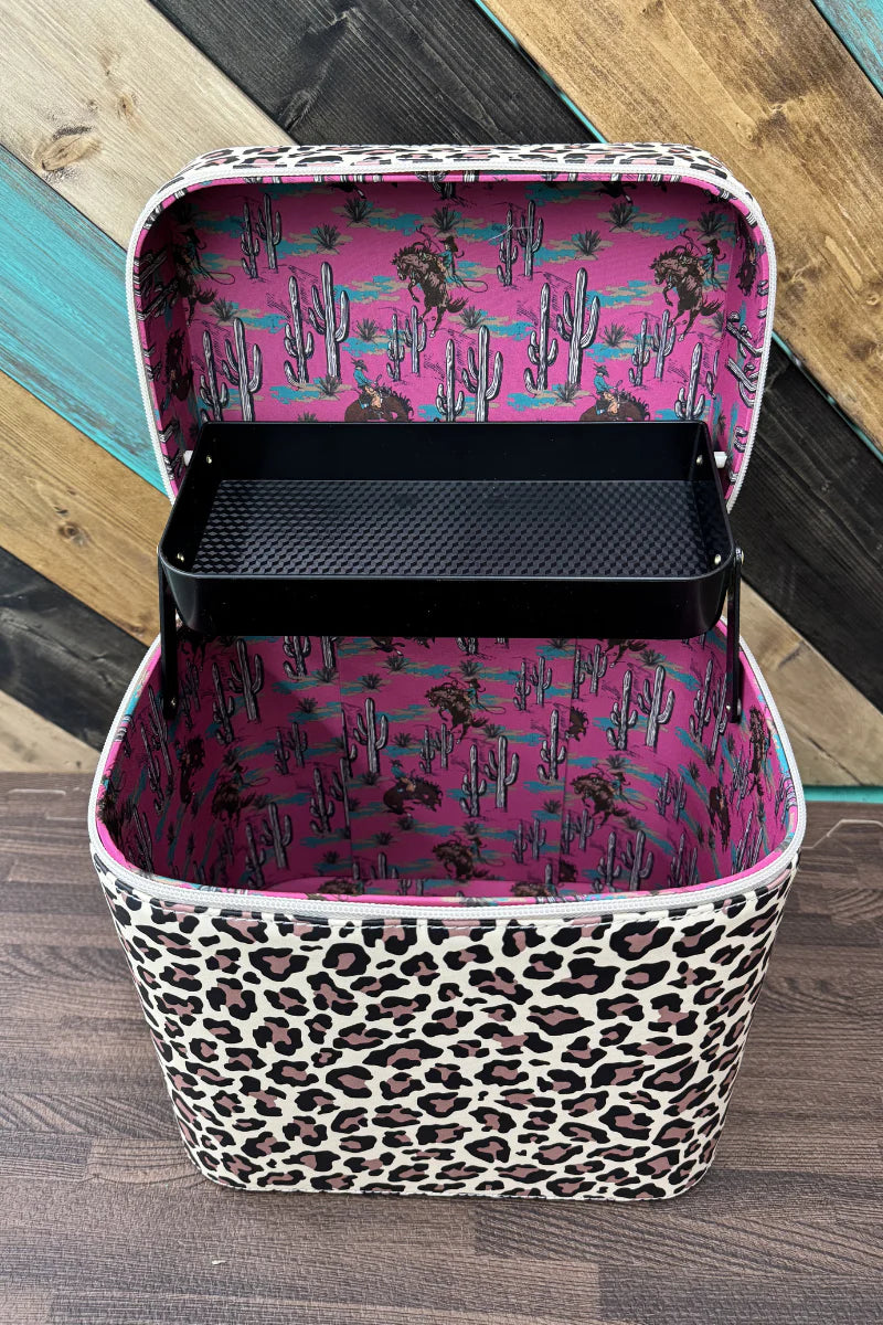 Western Glam Makeup Train Case