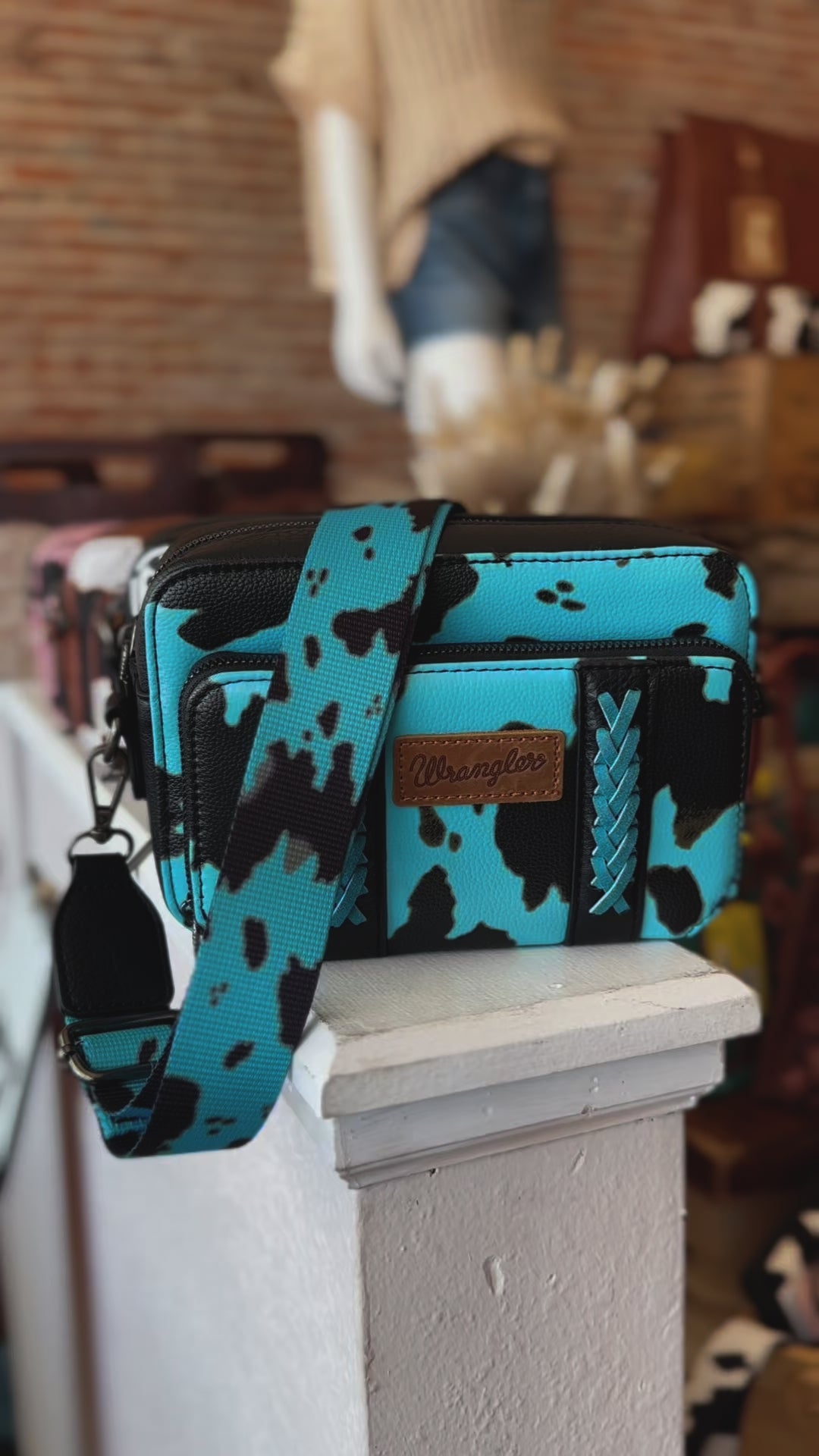 Wrangler Cow Print Crossbody Bag – Dani Morgans
