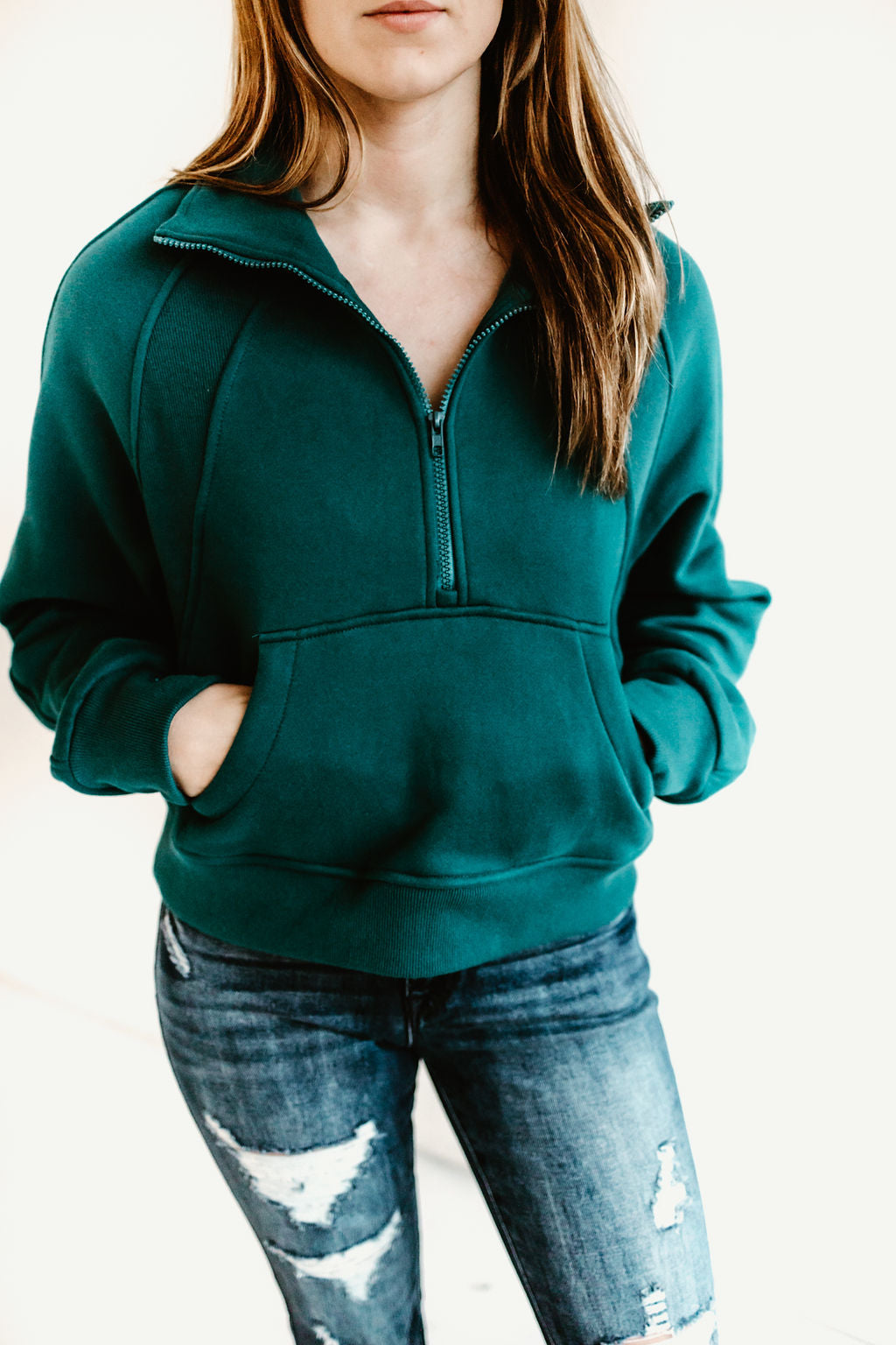 Super soft 1/2 Zip Pullover