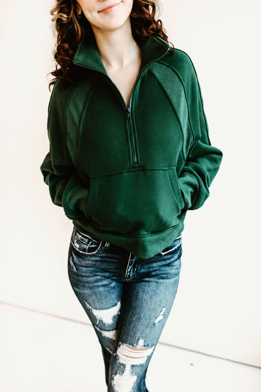 Super soft 1/2 Zip Pullover