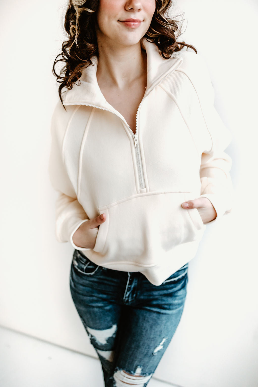 Super soft 1/2 Zip Pullover