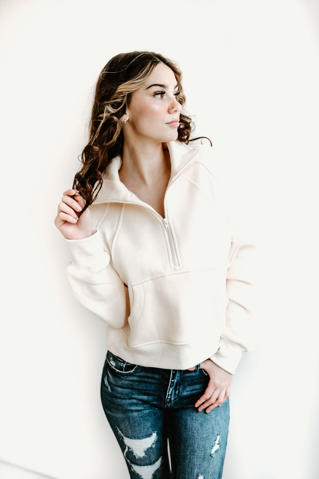 Super soft 1/2 Zip Pullover