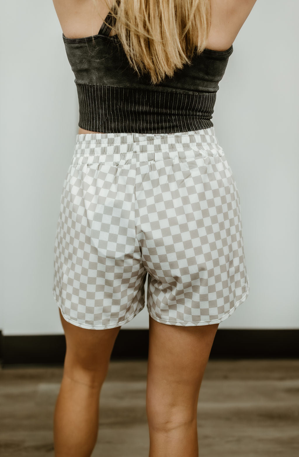 Round The Track Checkered Shorts