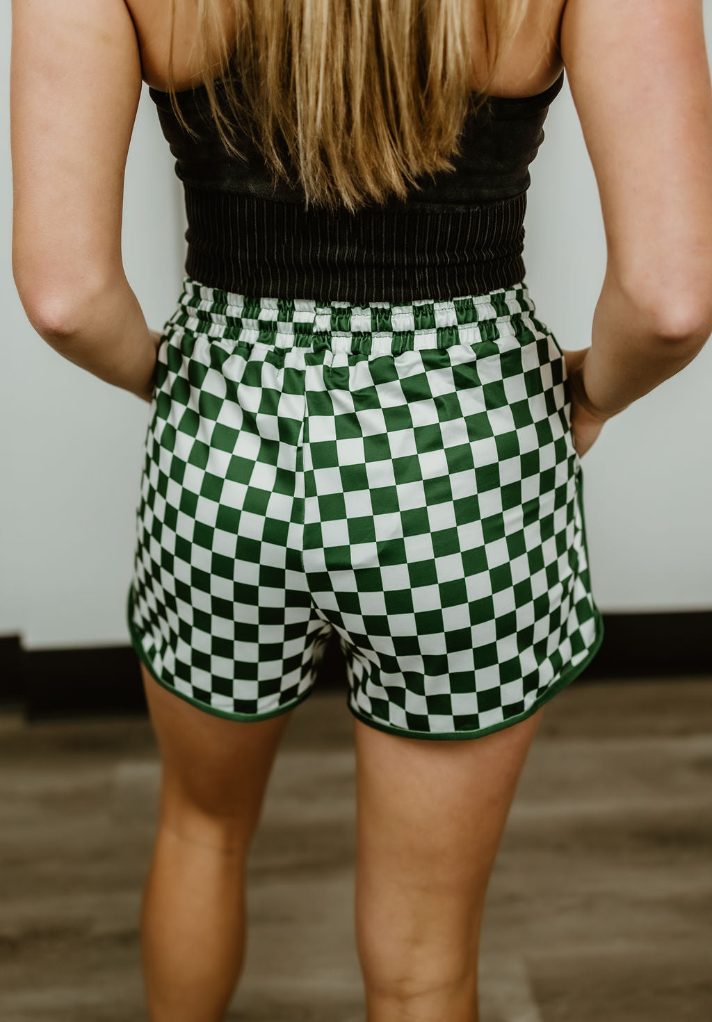 Round The Track Checkered Shorts