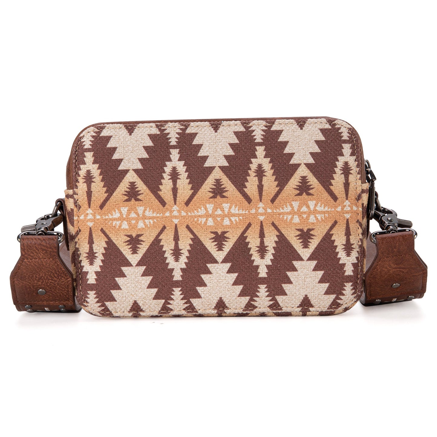 Wrangler Southwestern Printed Crossbody Purse With Wallet Compartment